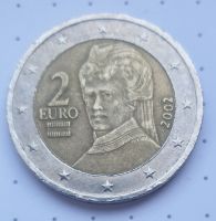 2 EURO Münze Österreich 2002 Bertha von Suttner Fehlprägung RARE München - Sendling-Westpark Vorschau