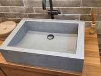Waschbecken Aufsatzwaschbecken Terrazzo/Beton - 60x42x15 Nordrhein-Westfalen - Emsdetten Vorschau
