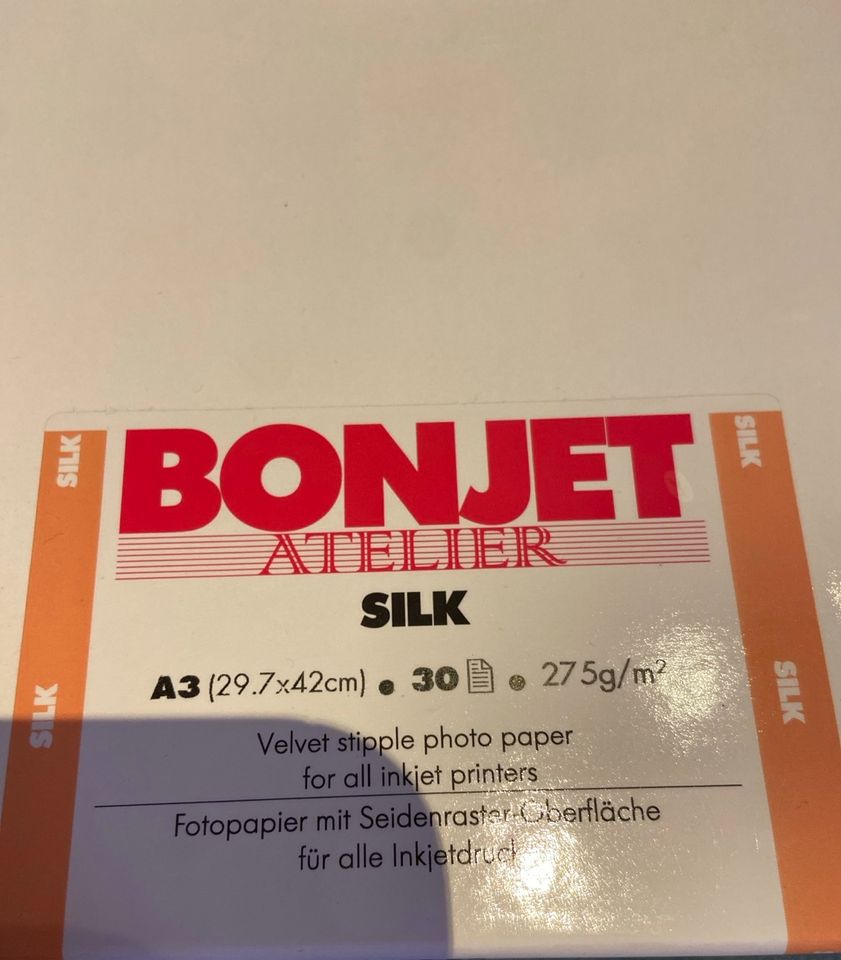 Bonjet Atelier Silk A3 in Borkum