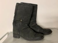 Mango Stiefel Leder echtleder schwarz 38 Hamburg-Nord - Hamburg Groß Borstel Vorschau