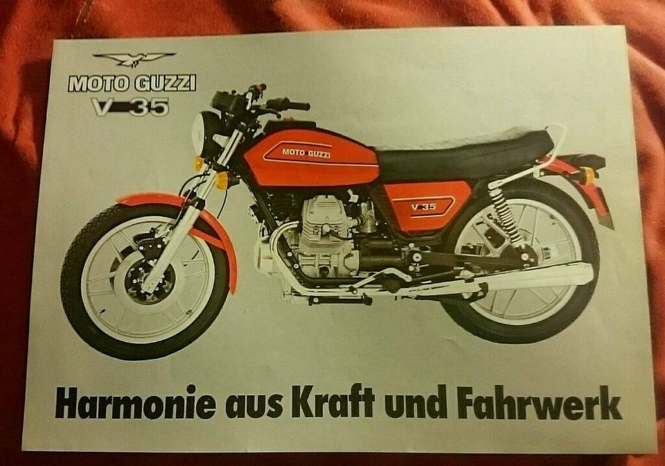 Moto Guzzi Jahresprospekt 1975+750S3div. 850+Cali+I-Convert in Köln