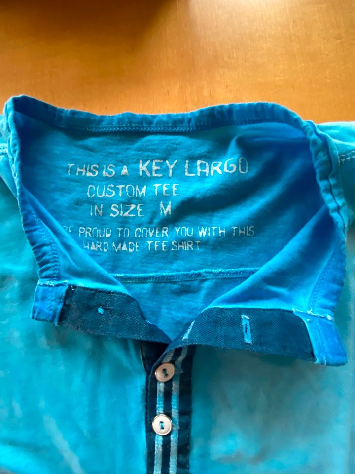 Key Largo Shirt, Größe M, türkis in Landau in der Pfalz