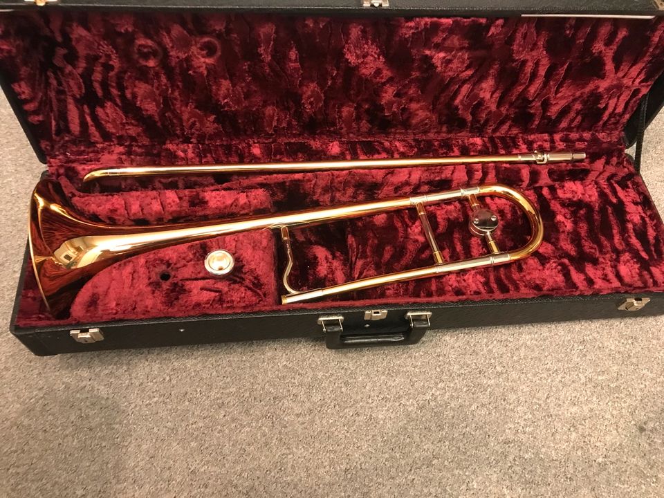 Kühnl & Hoyer 134 Tenorposaune Posaune trombone Goldmessing in München