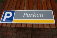 Schild "Parken" von Renault 20 x 70cm Niedersachsen - Worpswede Vorschau