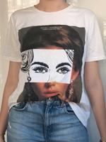 Weißes T-Shirt mit künstlerischem Print Rheinland-Pfalz - Mainz Vorschau