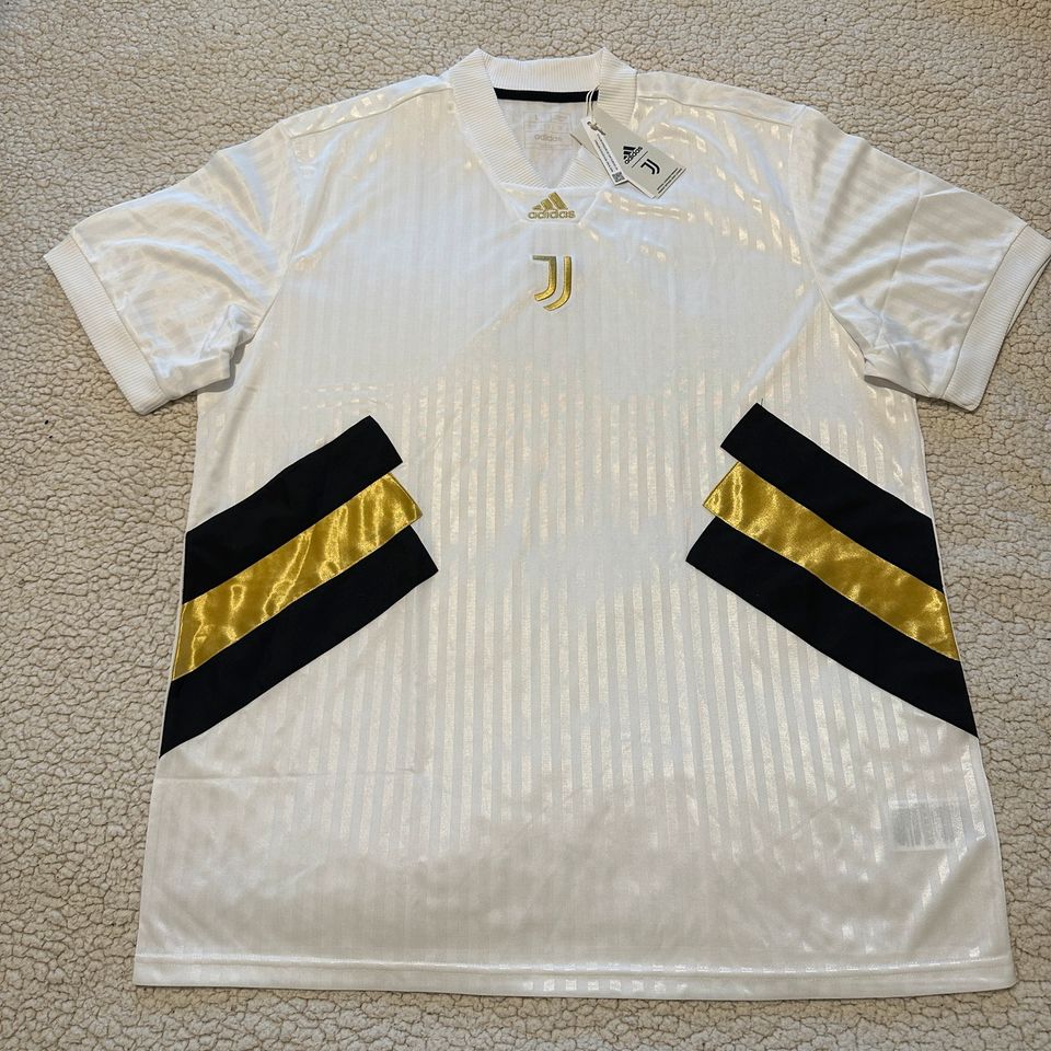 Neu original Juventus Turin Icon Adidas Trikot L Italien large in Wangerland