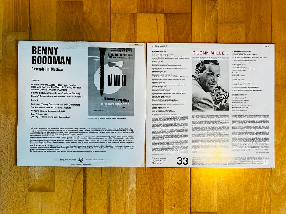 Schallplatten Benny Goodman und Glen Miller in Landshut