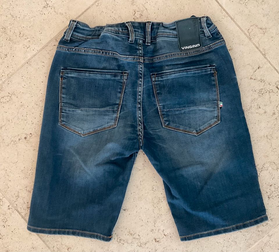 Vingino Bermuda Jeans Hose blau Größe 164 / 14 Jahre in Bad Homburg