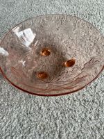 Antik Glasschale mit Bumenmotiv Niedersachsen - Peine Vorschau