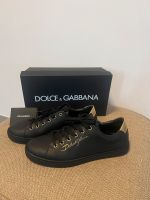 D&G Dolce and Gabbana Sneaker Turnschuhe Neu Schwarz Gold Nordrhein-Westfalen - Pulheim Vorschau