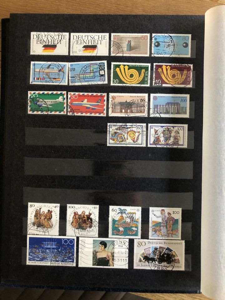 Briefmarkensammlung Briefmarkenalbum  Deutsche Bundespost in Gengenbach