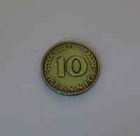 10 Pfennig, Bank Deutscher Länder, 1949, G, Umlaufmünze Brandenburg - Luckau Vorschau
