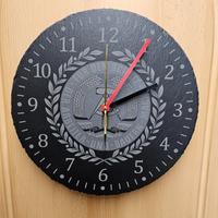 DDR NVA Wanduhr aus Schiefer Uhr Brandenburg - Straupitz Vorschau