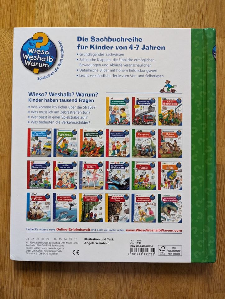 "Wieso? Weshalb? Warum?" Bücher Ravensburger - 2er Set 4-7Jahre in Vaihingen an der Enz