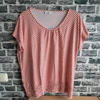 T-Shirt 44/46 lachs-braun-weiß top Zustand ❣️ Hessen - Schrecksbach Vorschau