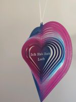 Herz 3D Effekt "Ich hab dich lieb" Deko Aufhängen, Geschenk Bayern - Traunreut Vorschau