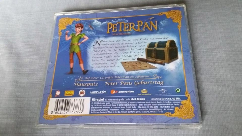 Peter Pan neue Abenteuer CD Musik Hörspiel 1 Hausputz Geburtstag in Emsbüren