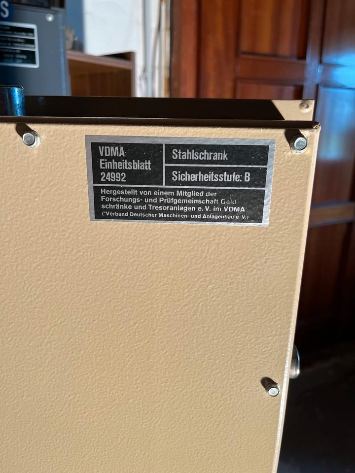 Safe Tresor Stahlschrank Sicherheitsstufe B nach VDMA in Bielefeld