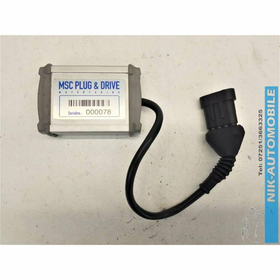 Fiat Stilo 192 AX 1.9 JTD Motortuning Chip MSC Plug Drive 000078 in Bruchsal