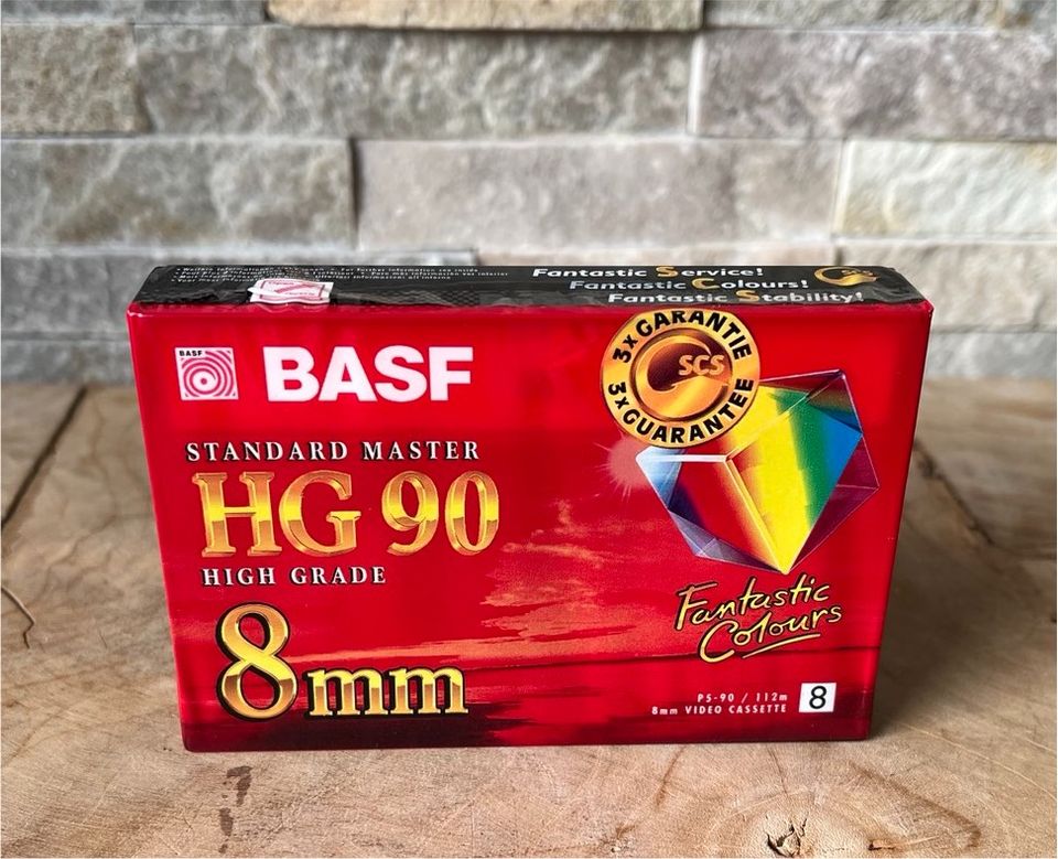 BASF HG 90 HiGH GRADE 8 MM Video Cassette OVP in Großefehn