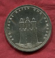 10 Mark, 800 Jahr Hafen und Hamburg 1989 J Baden-Württemberg - Kämpfelbach Vorschau