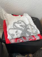 Raffiniertes Shirt in rot und weiß 42/44 Leinen neu Thüringen - Leinefelde Vorschau