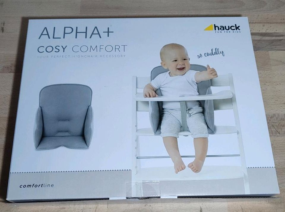 Hauck Alpha+ cosy comfort Hochsitz Einlage grau in Bad Arolsen