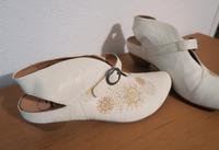 THINK Damenschuhe Sommerschuhe creme/beige Gr. 41,5 NEU, LP 220 € Bayern - Höchberg Vorschau