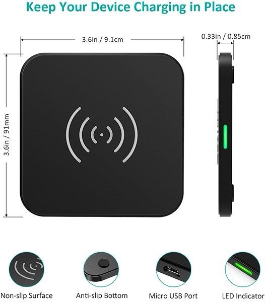 Choetech 7.5w/10w fast wireless charger in Dresden