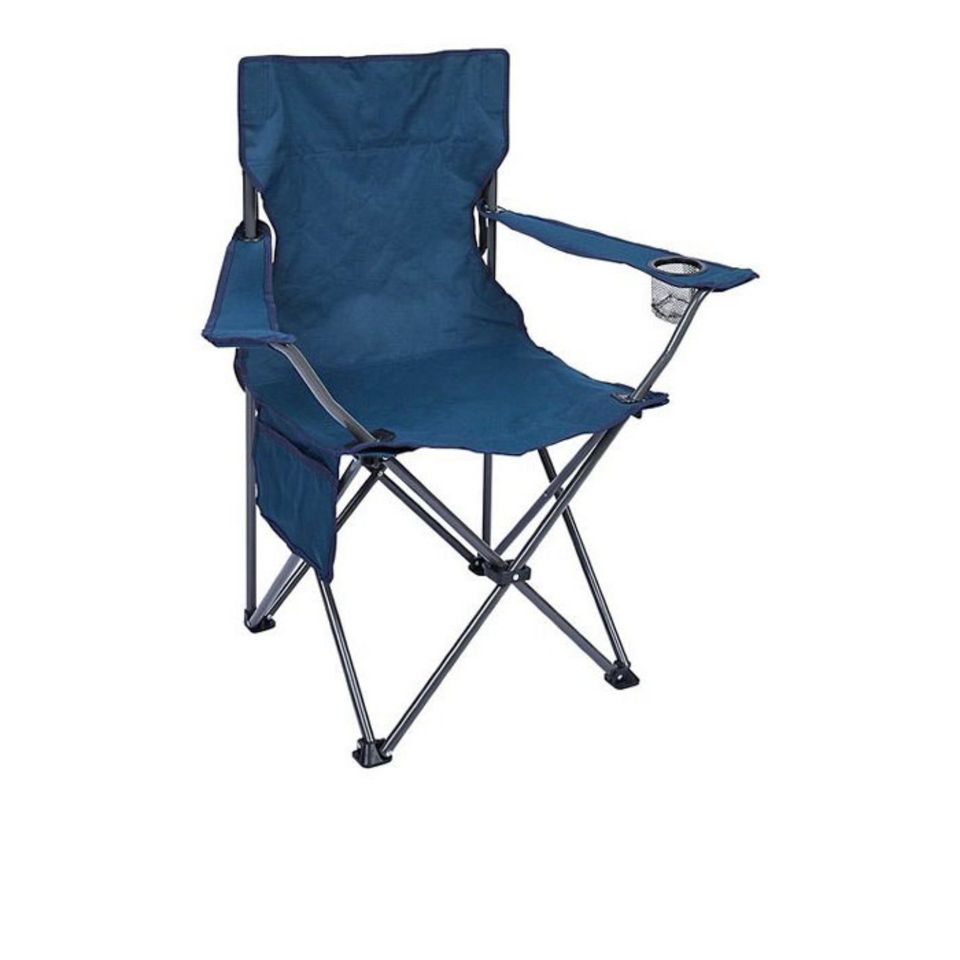 NEU: Faltbarer Campingstuhl / Anglerstuhl blau von Aldi 2023 in Alzey