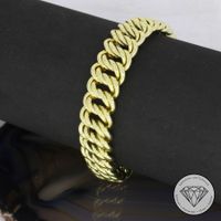 M*203501 Wert 3400,- Doppel Panzer Armband 585 Gold 14 Karat XXYY Essen - Karnap Vorschau