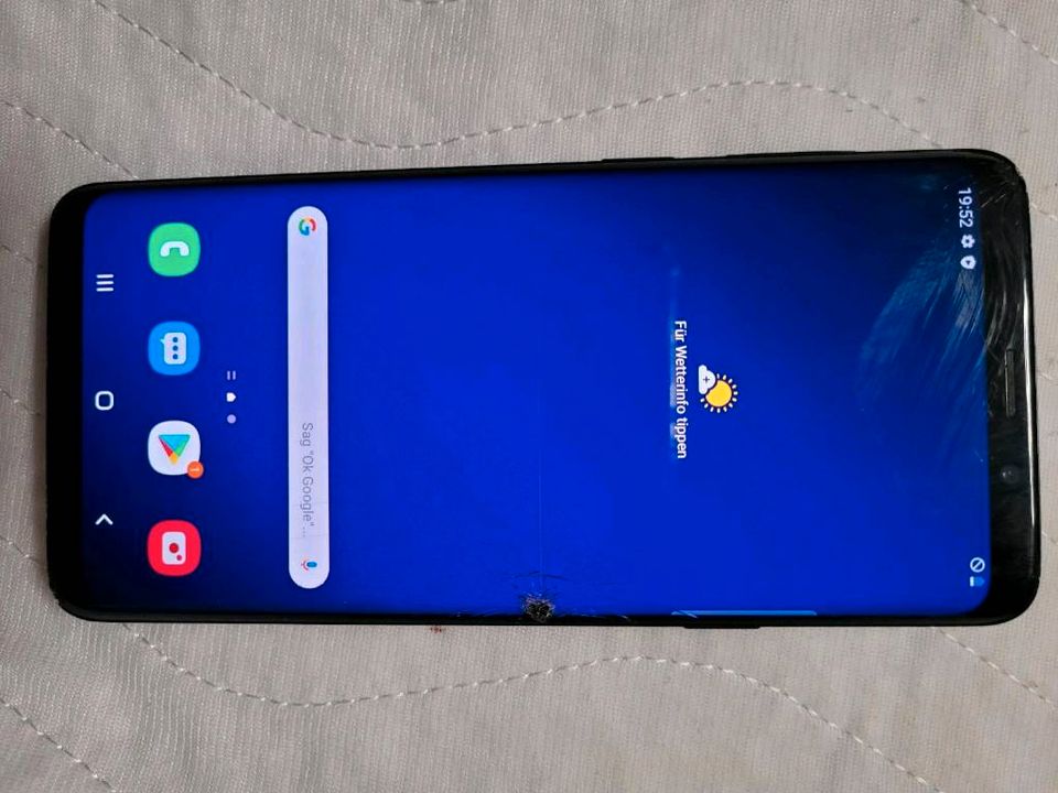 Samsung Galaxy S 9 Plus mit Display schaden in Nürnberg (Mittelfr)