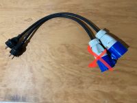 CEE Adapter Kabel 40cm Adapterkabel Schuko Stecker Camper PKW Bayern - Ascha Vorschau