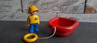 Playmobil Geobra Figur Seemann Fischer 1990 + Boot 1995 Rheinland-Pfalz - Wirges   Vorschau