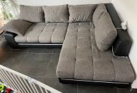 Sofa/ Couch grau/schwarz inkl. Beleuchtung Aachen - Eilendorf Vorschau