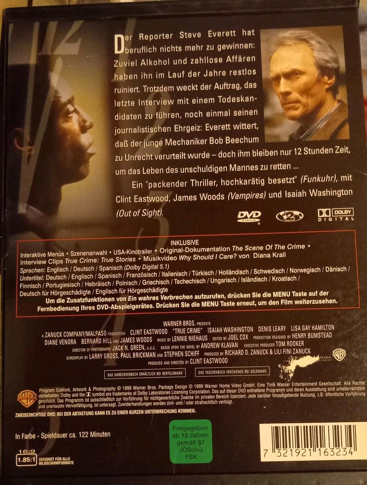 DVD Clint Eastwood in "Ein wahres Verbrechen" in Kreuzau