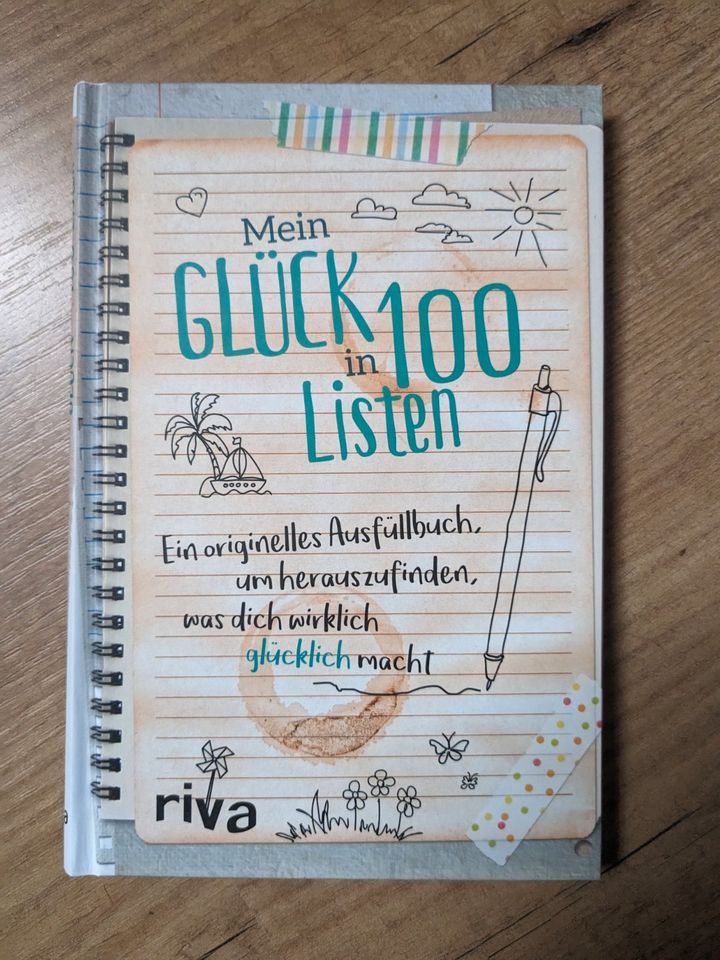 neu + gebunden: Mein Glück in 100 Listen - Ausfüllbuch in Ebersberg