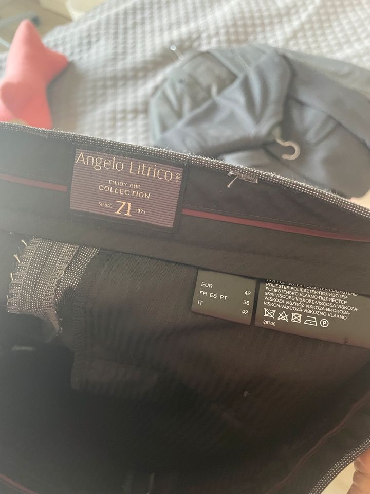 Jungen Anzug Hose und Sakko Sakkoanzug Konfirmation grau Slim fit in Flensburg