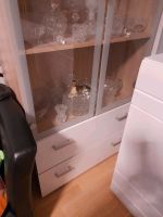 HOLZ VITRINE SCHRANK MIT GLAS TÜREN UND 2 SCHUBLADE 185X80X34 Niedersachsen - Uelzen Vorschau