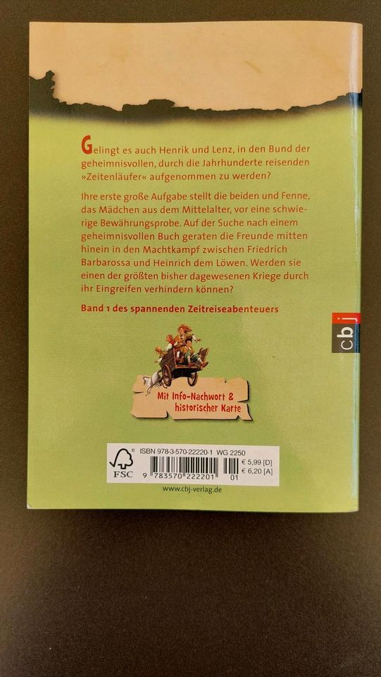 Taschenbuch Die Zeitenläufer Mit Volldampf ins Mittelalter Teil 1 in Weyhe