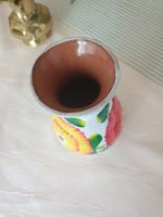 Tonvase aus Mexico Neu Höhe  19 cm  Bunte Blumen Berlin - Steglitz Vorschau