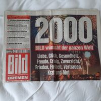 Original BILD Zeitung  31.12.1999 Bremen - Vegesack Vorschau