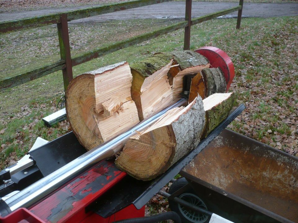 Holzspalter mieten mit 20 to Spaltkraft und sparsamen Benzinmotor in Ganderkesee