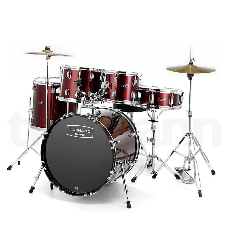 Schlagzeug - Mapex Tornado Junior Kit Dark Red in Butzbach