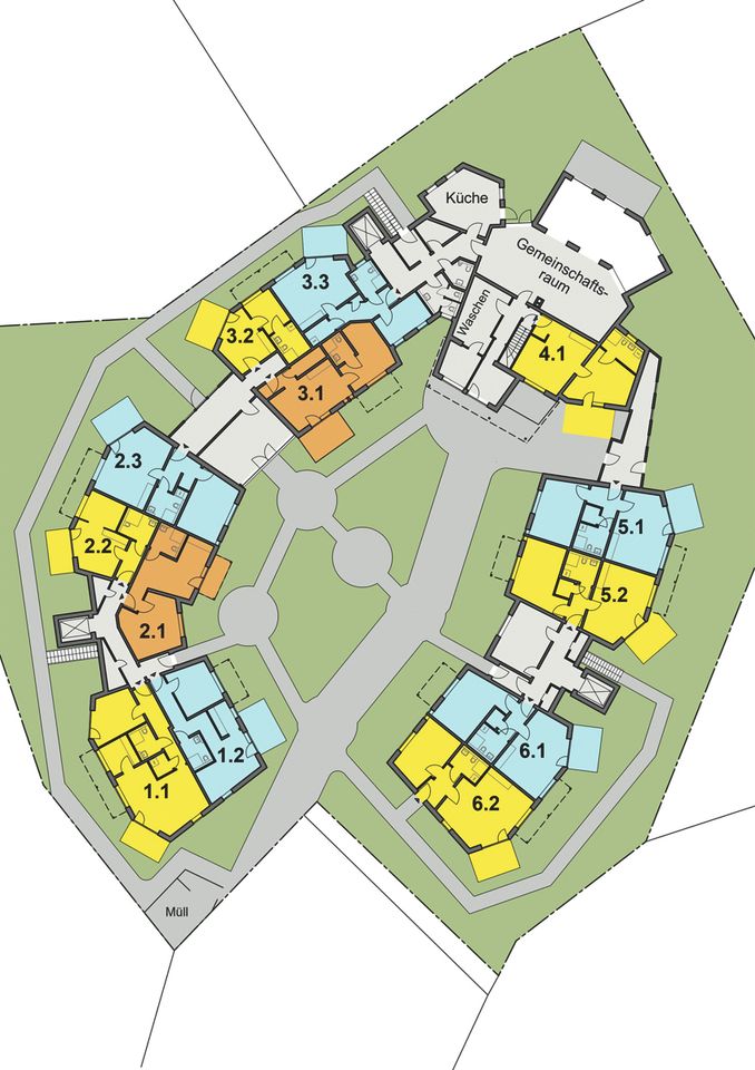 Rundlingsdorf in Jesteburg - Seniorenwohnen in Geborgenheit - Wohnung 3.5 in Jesteburg