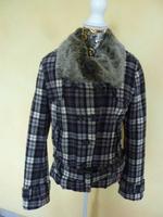 Damen Wolljacke Karomuster schwarz/weiß Saarland - Losheim am See Vorschau