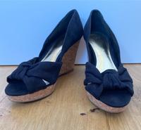 High Heels H&M 37 Samt schwarz Wedges Bayern - Lenting Vorschau