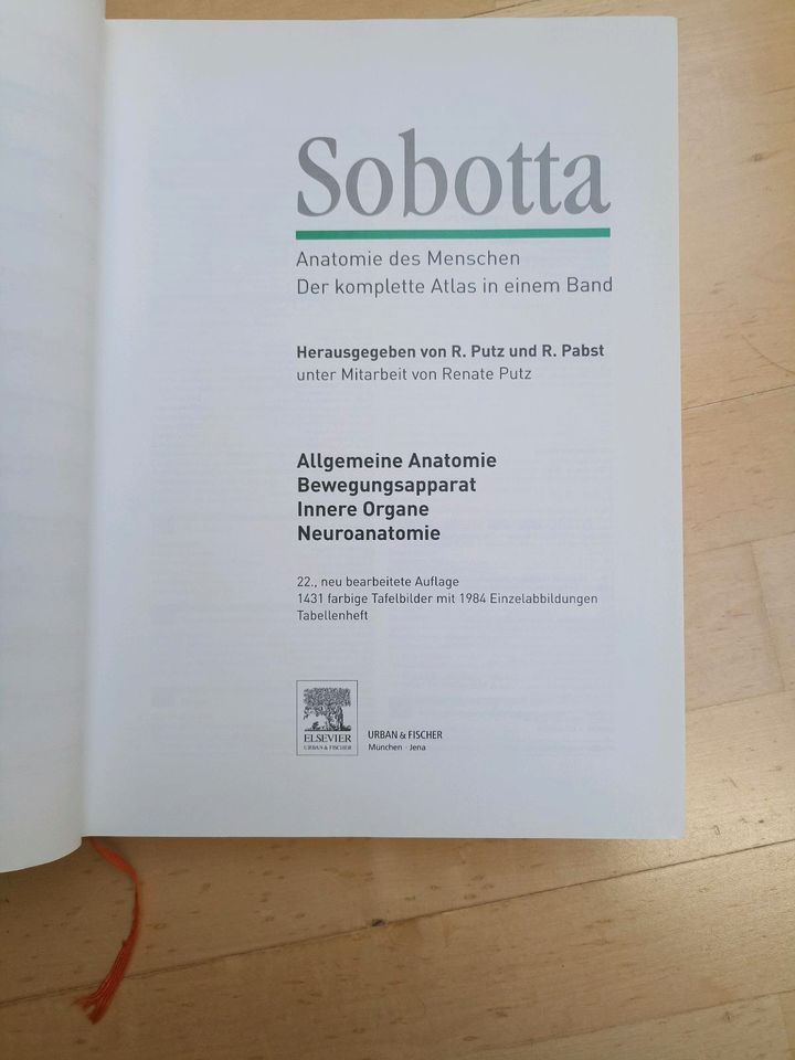 Sobota Anatomie des Menschen, 22. Ausgabe in Frankfurt am Main