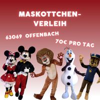 Maskottchen Verleih Chase Olaf Minnie Mickey Maus mieten Hessen - Offenbach Vorschau