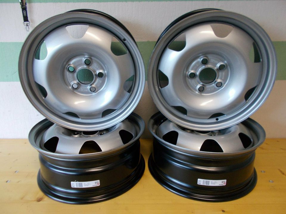 4 x Stahlfelgen Felgen 17 Zoll VW T5 T6 7Jx17 ET55 LK 5x120 -NEU- in Barchfeld